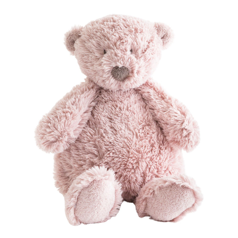  - noann lours - peluche l rose 30 cm 